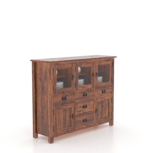 Farmhouse Buffet with Distressed Wood