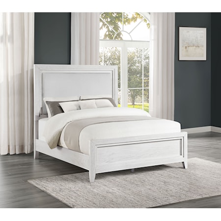 Marielle Cal King LED Panel Bed