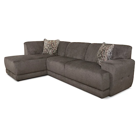 Contemporary Sectional Sofa with Left Facing Chaise