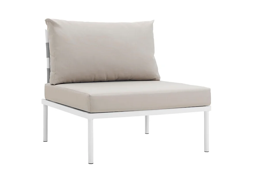 Harmony Armless Outdoor Chair by Modway at Value City Furniture