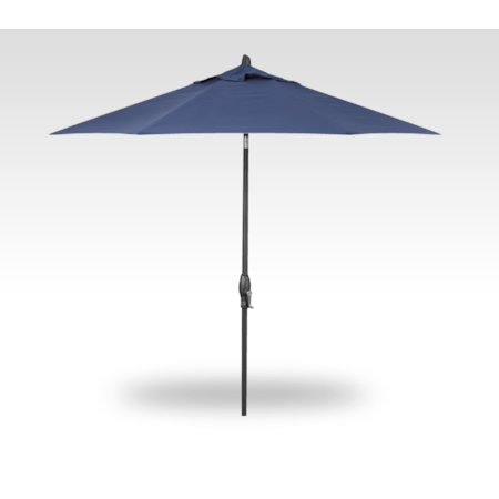 9&apos; Crank-Lift Market Umbrella w/Auto Tilt