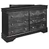 Global Furniture Pompei 6-Drawer Dresser