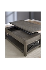 Steve Silver Dexter Rustic 3-Piece Coffee Table Set with Lift Top Storage