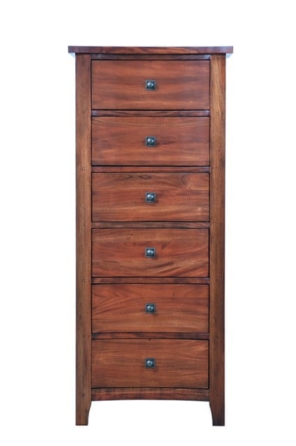 Mission 6-Drawer Lingerie Chest with Cedar-Lined Drawers