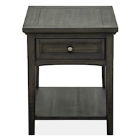 Transitional Rectangular End Table