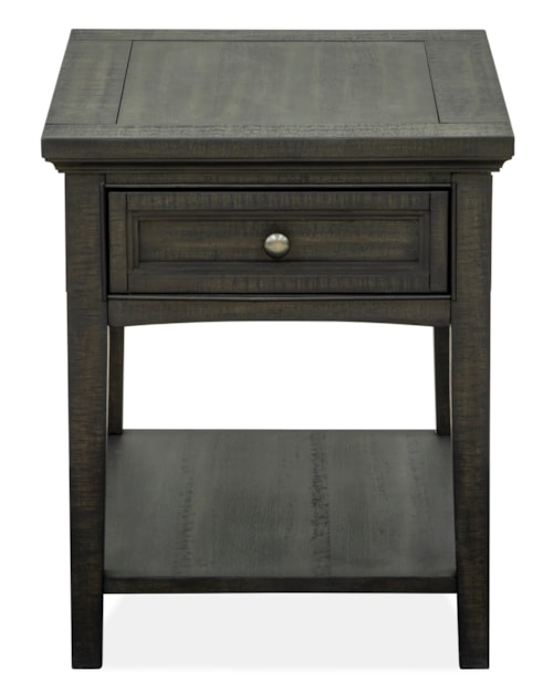 Transitional Rectangular End Table