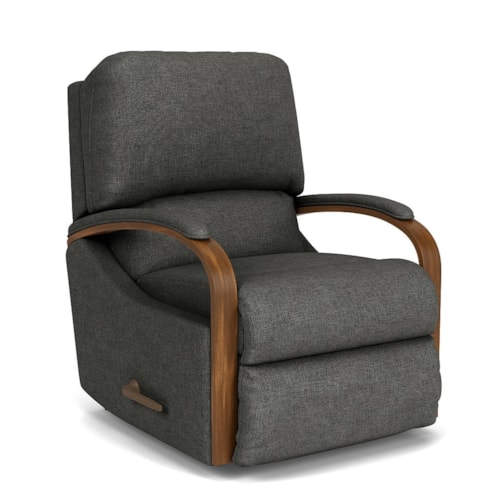 Contemporary Exposed Wood Recliner