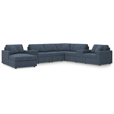 8-Piece Sectional With Chaise