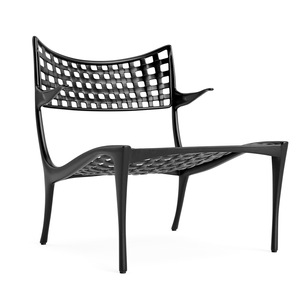 Classic Cast Aluminum Lounge Chair