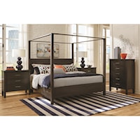 Transitional 4-Piece King Bedroom Set