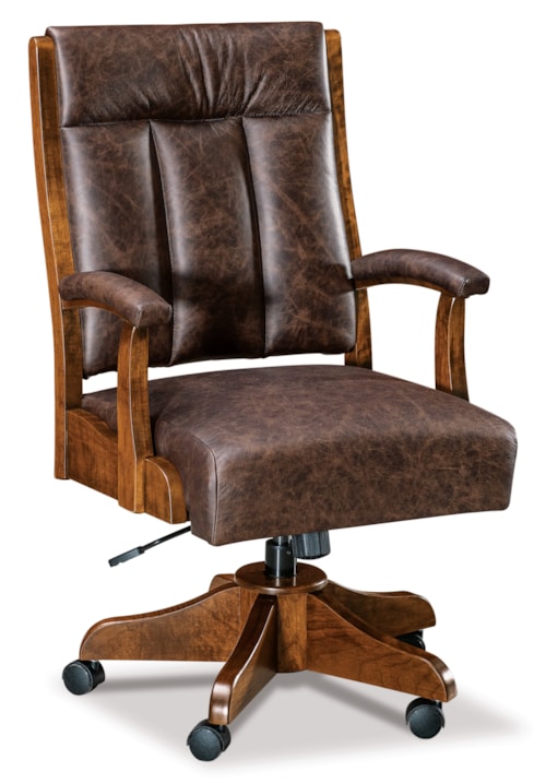 Traditional Executive Leather Office Chair