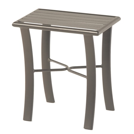 Classic 18" x 12" Cast Aluminum Tea Table