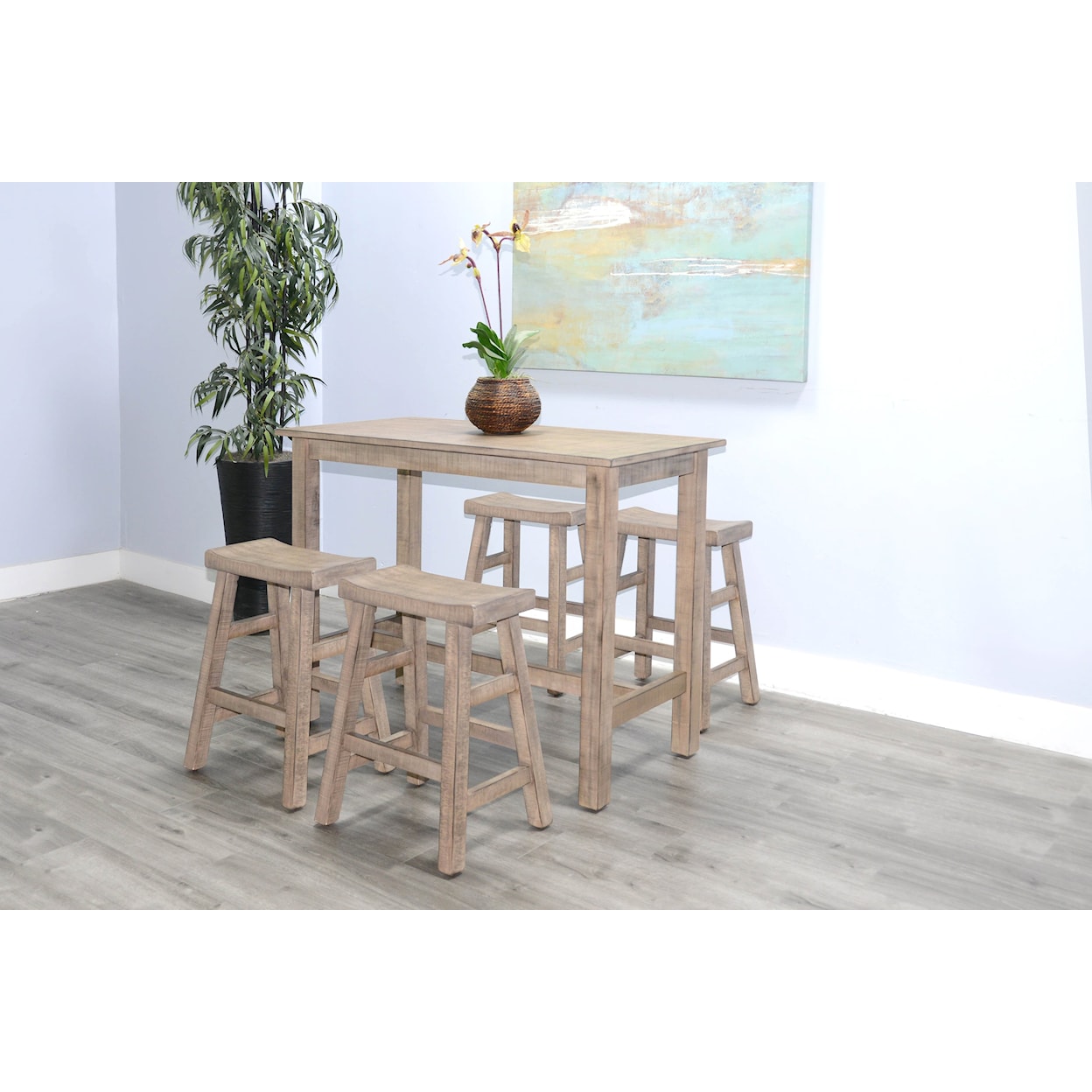 Sunny Designs Marina Wood Counter-Height Dining Table