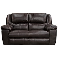 Power Reclining Loveseat with Pillow Arms