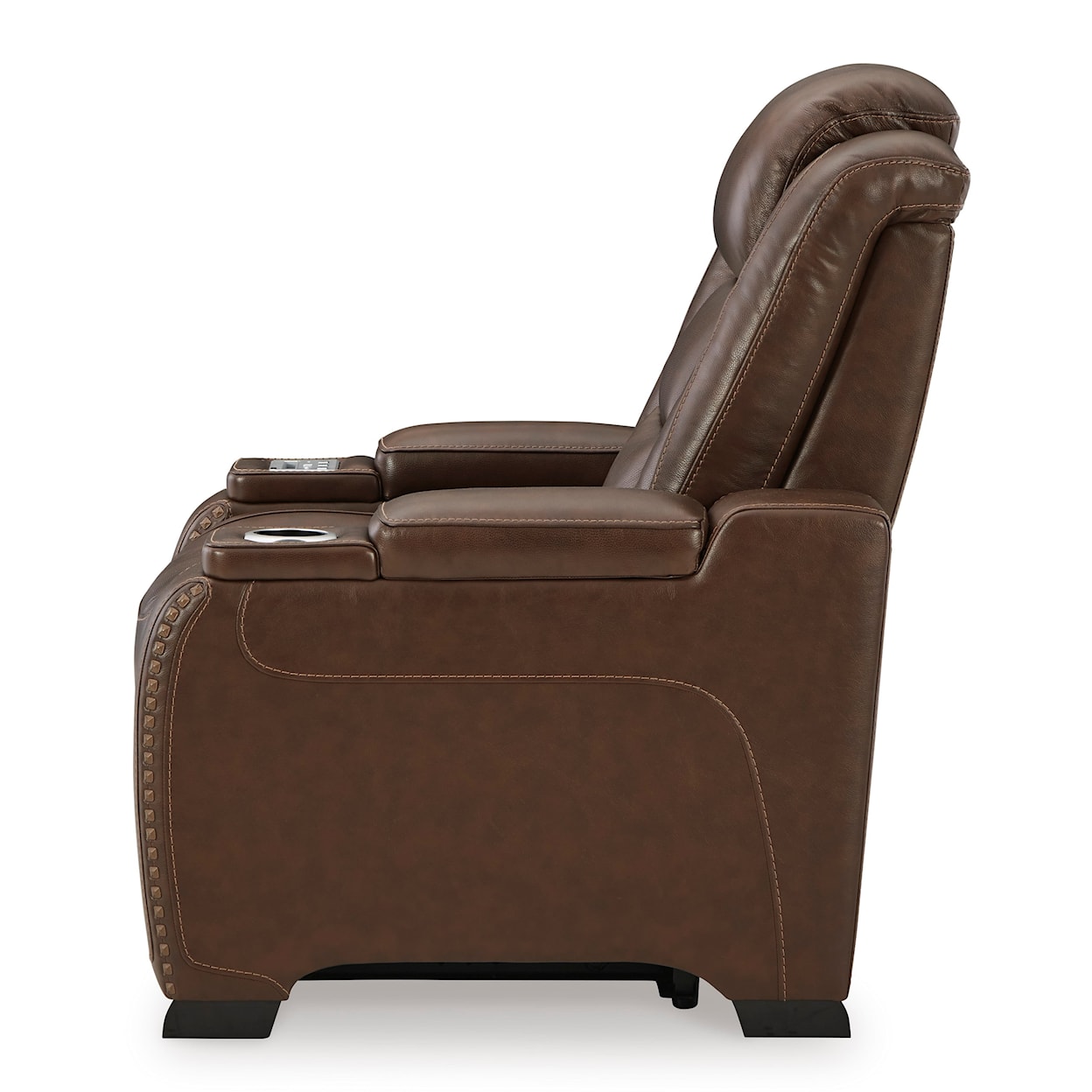 Signature Design by Ashley The Man-Den Power Recliner with Adjustable Headrest