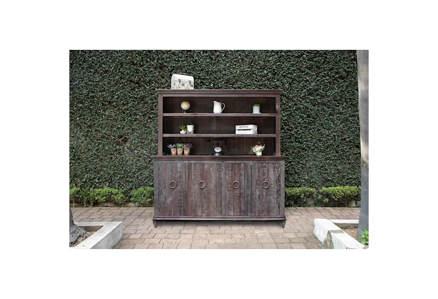 Capri Console and Hutch Set by International Furniture Direct at Sparks HomeStore