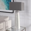 Uttermost Table Lamps Sycamore White Table Lamp