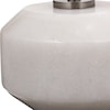 Uttermost Table Lamps White Crackle Table Lamp