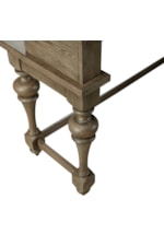 Liberty Furniture Americana Farmhouse Transitional Console Bar Table with USB Charging Port