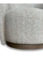 Parker Living Tatum Contemporary Swivel Barrel Chair with Shelter Arms
