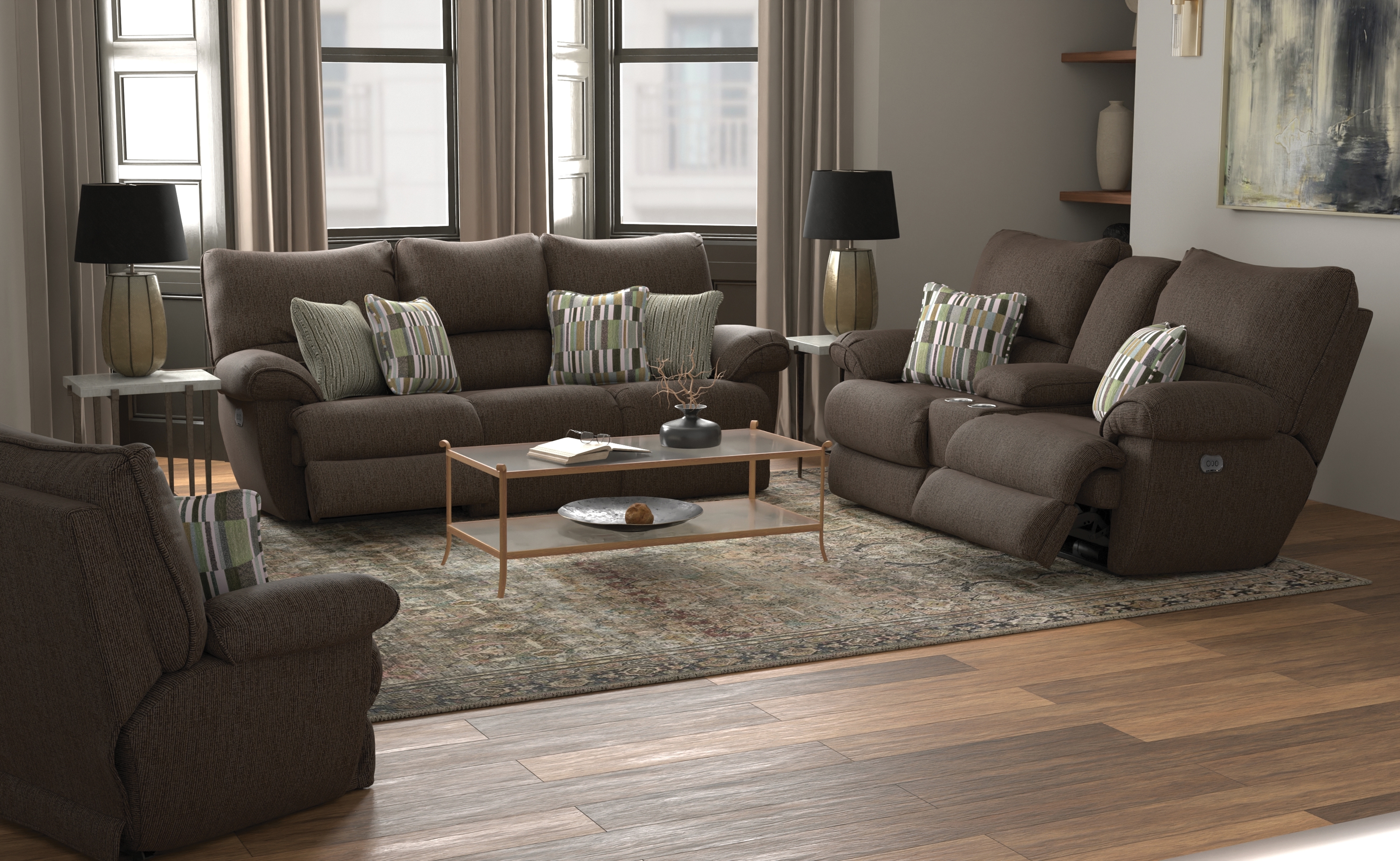 Catnapper Lenny Power Lay Flat Recliner