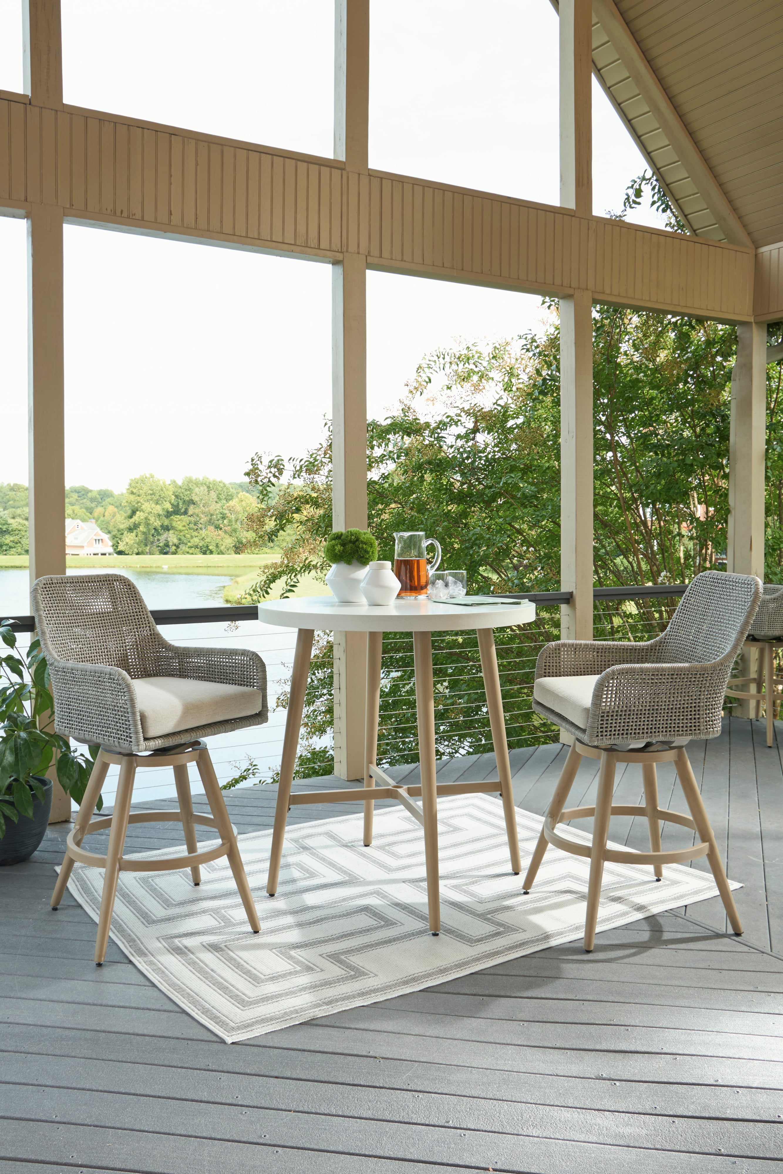 3-Piece Outdoor Bar Set