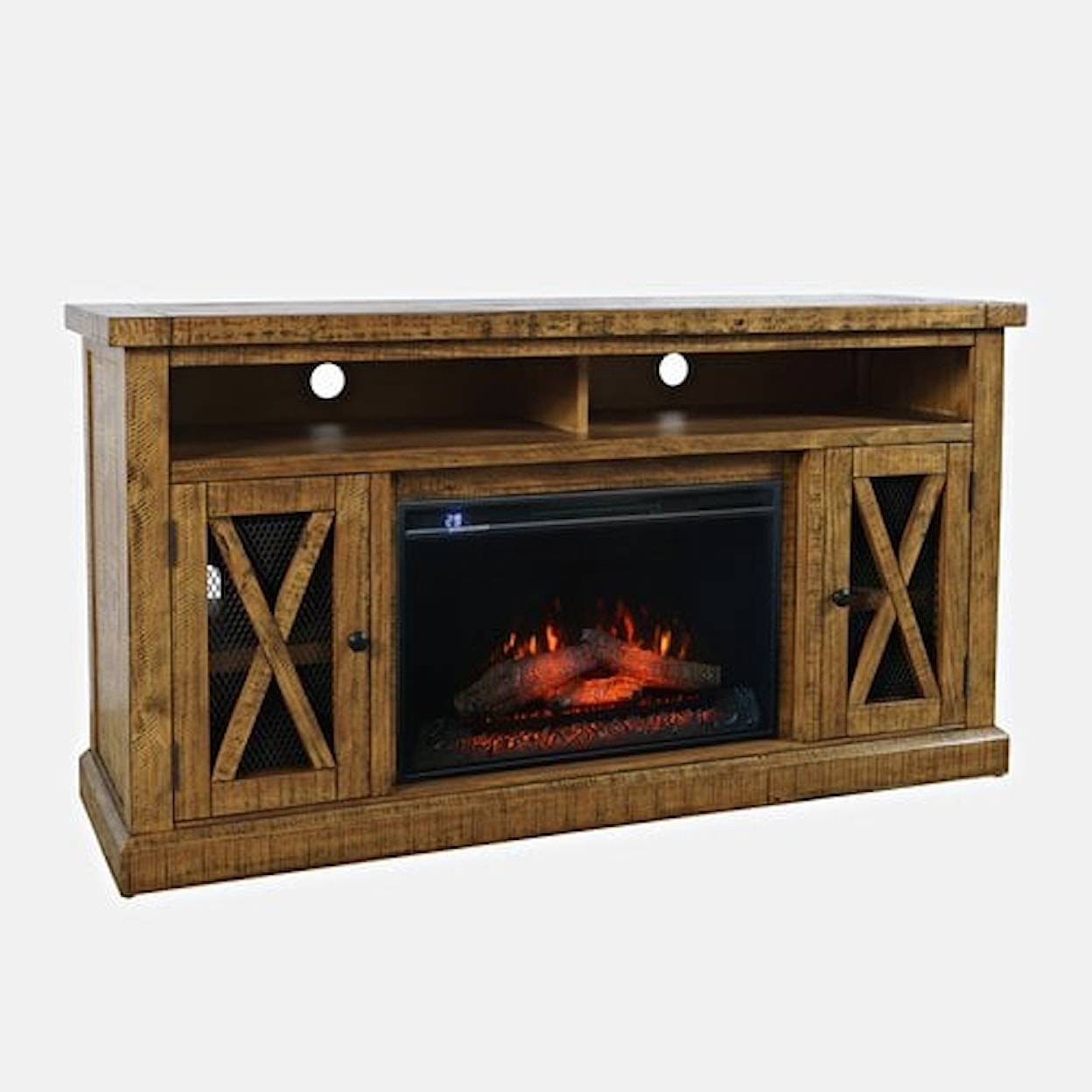 Jofran Telluride Fireplace with Logs