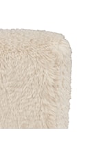 Faux sheepskin upholstery