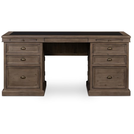 Double Pedestal Large Desk