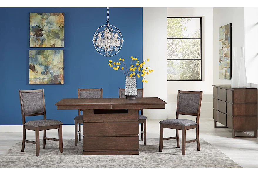 Chesney 5-Piece Dining Set by AAmerica at Esprit Decor Home Furnishings