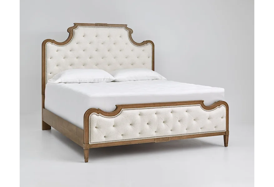 Briar Patch King Upholstered Panel Bed by The Preserve at Belfort Furniture