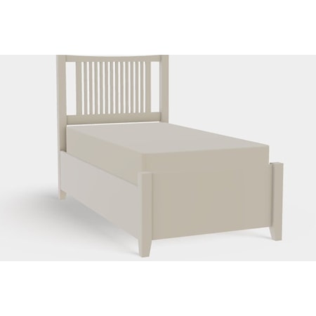 Atwood Twin XL Spindle Bed with Right Drawerside Storage