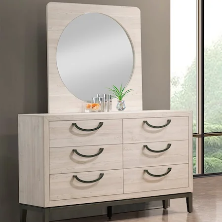 Dresser and Mirror