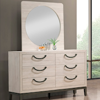 Veda Contemporary Dresser and Mirror