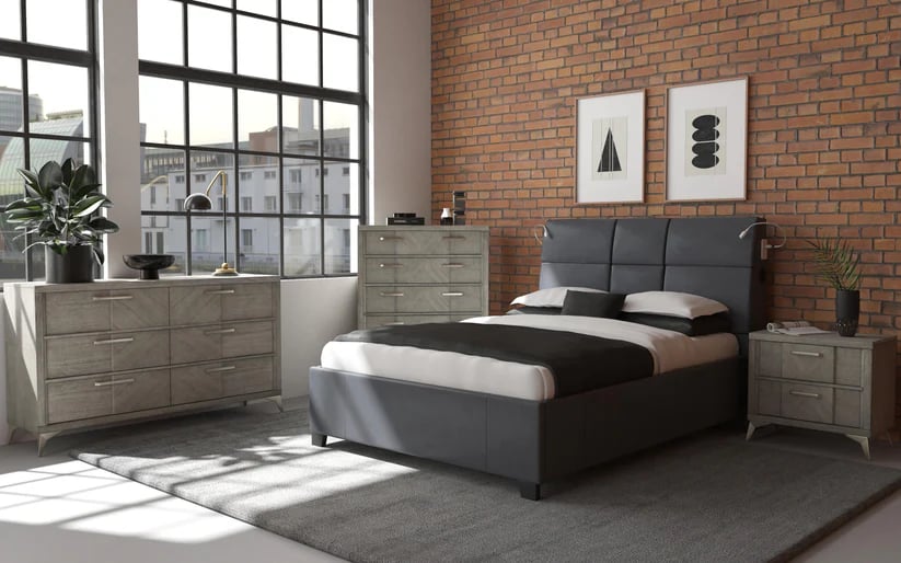 Upholstered Queen Bed