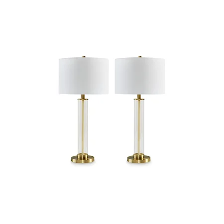 Glass Table Lamp (Set of 2)