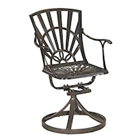 Traditional Outdoor Swivel Rocking Chair