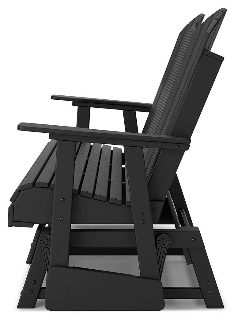 Signature Design by Ashley Hyland wave Outdoor Glider Loveseat