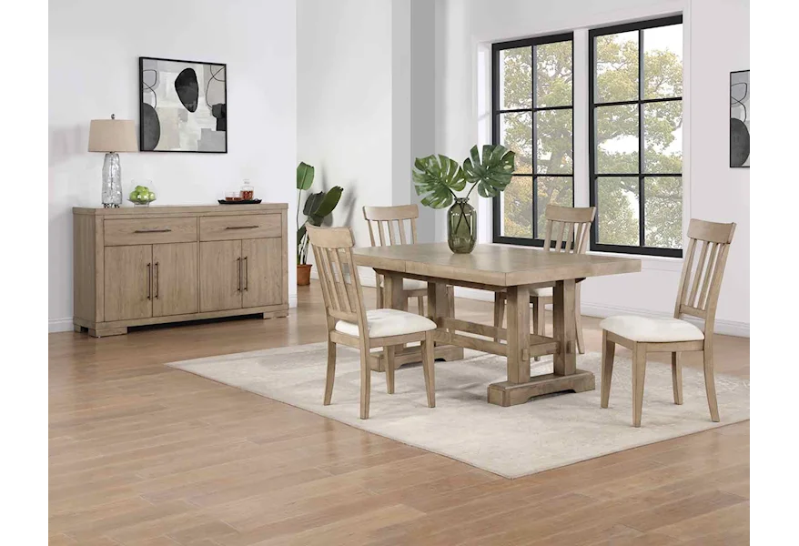 Napa 5-Piece Dining Set by Steve Silver at Galleria Furniture, Inc.