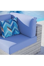 Modway Convene Convene Circular Outdoor Patio Daybed Set By Modway