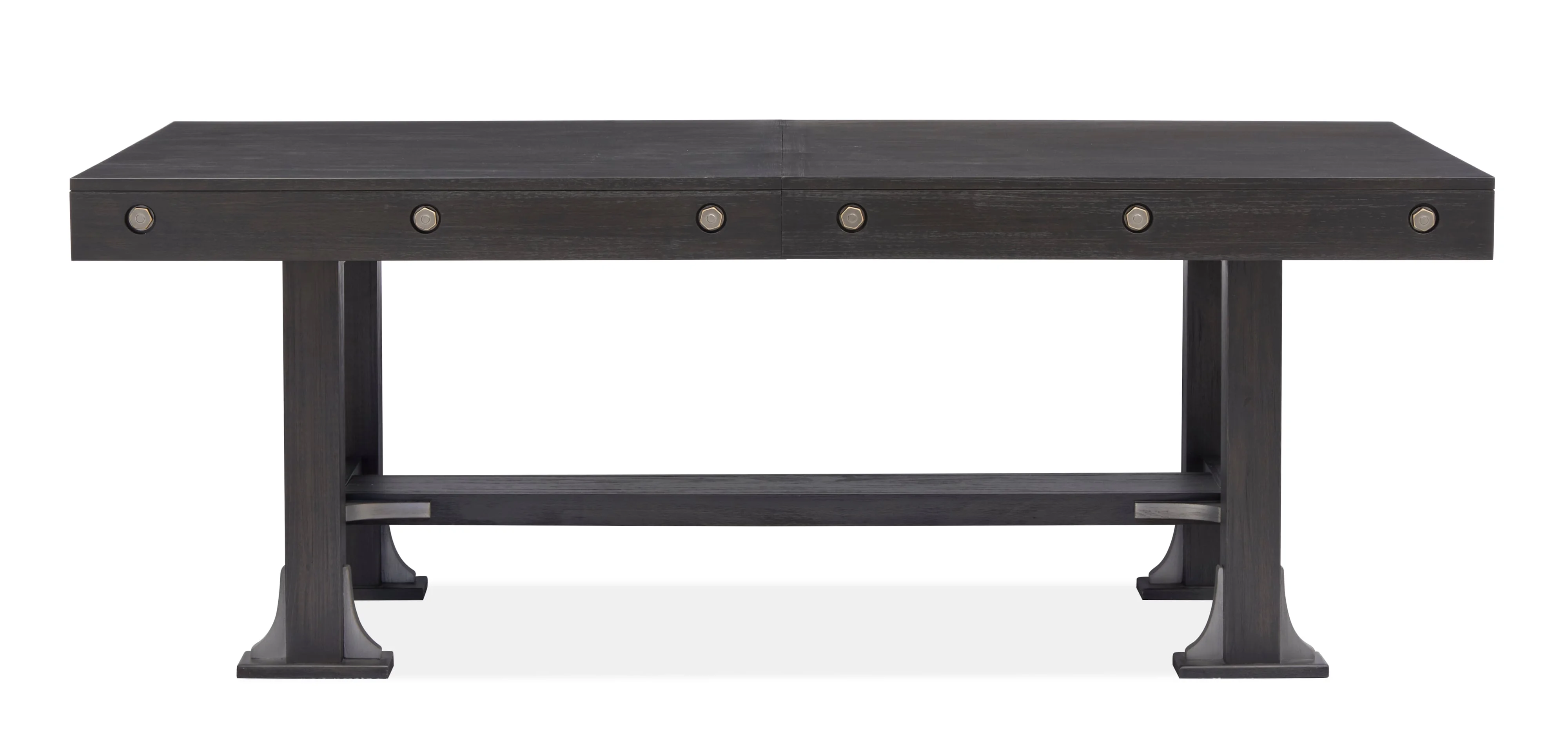 Magnussen Home Sierra Dining D566521 Modern Farmhouse Trestle Dining