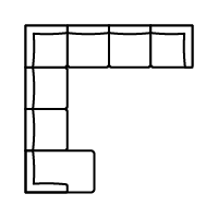 L-Shape Sectional w/Chaise