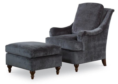 Contemporary Tyler Ottoman