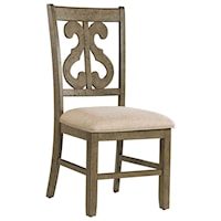 Scroll Back Dining Side Chair