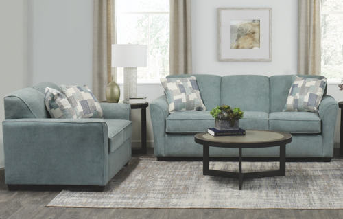 Transitional 2-Piece Living Room Set
