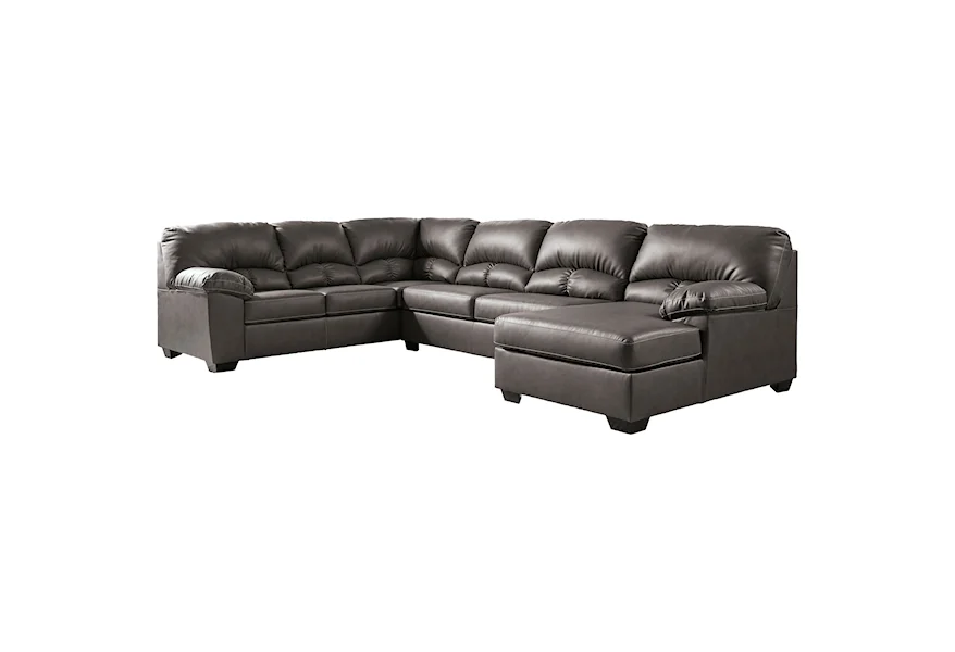Aberton 3-Piece Sectional with Chaise by Benchcraft at Simply Home by Lindy's