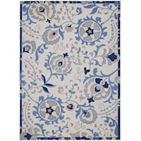 9' x 12' Blue/Grey Rectangle Rug