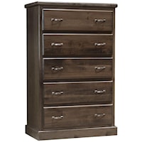 Transitional 5-Drawer Chest