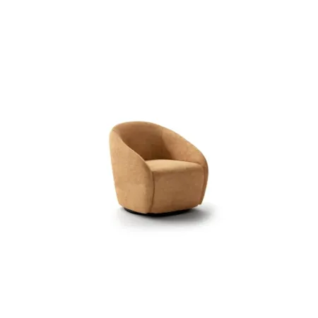 Modern Swivel Barrel Chair