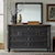 Liberty Furniture Americana Farmhouse Transitional Black Dresser and Mirror Set